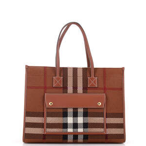 Burberry Freya Shopping Tote Check #229526B11B